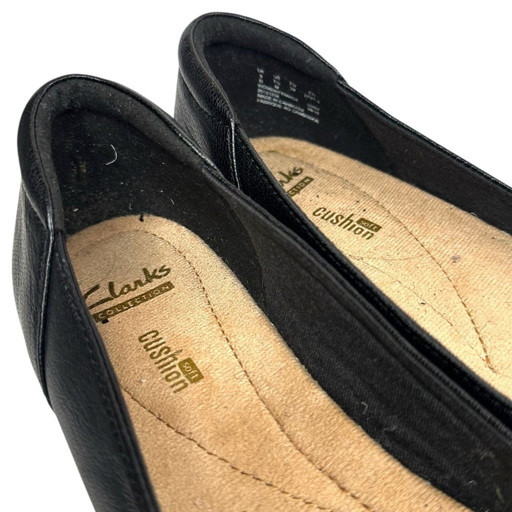 Clark’s Women’s Blanche West Leather Flats Size 7.5 - Picture 8 of 9